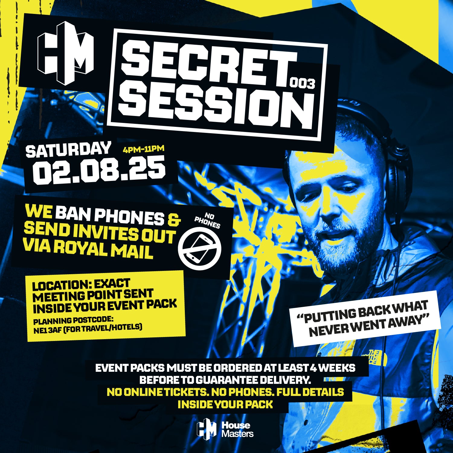 Secret Session 003 – Event Pack [free delivery]