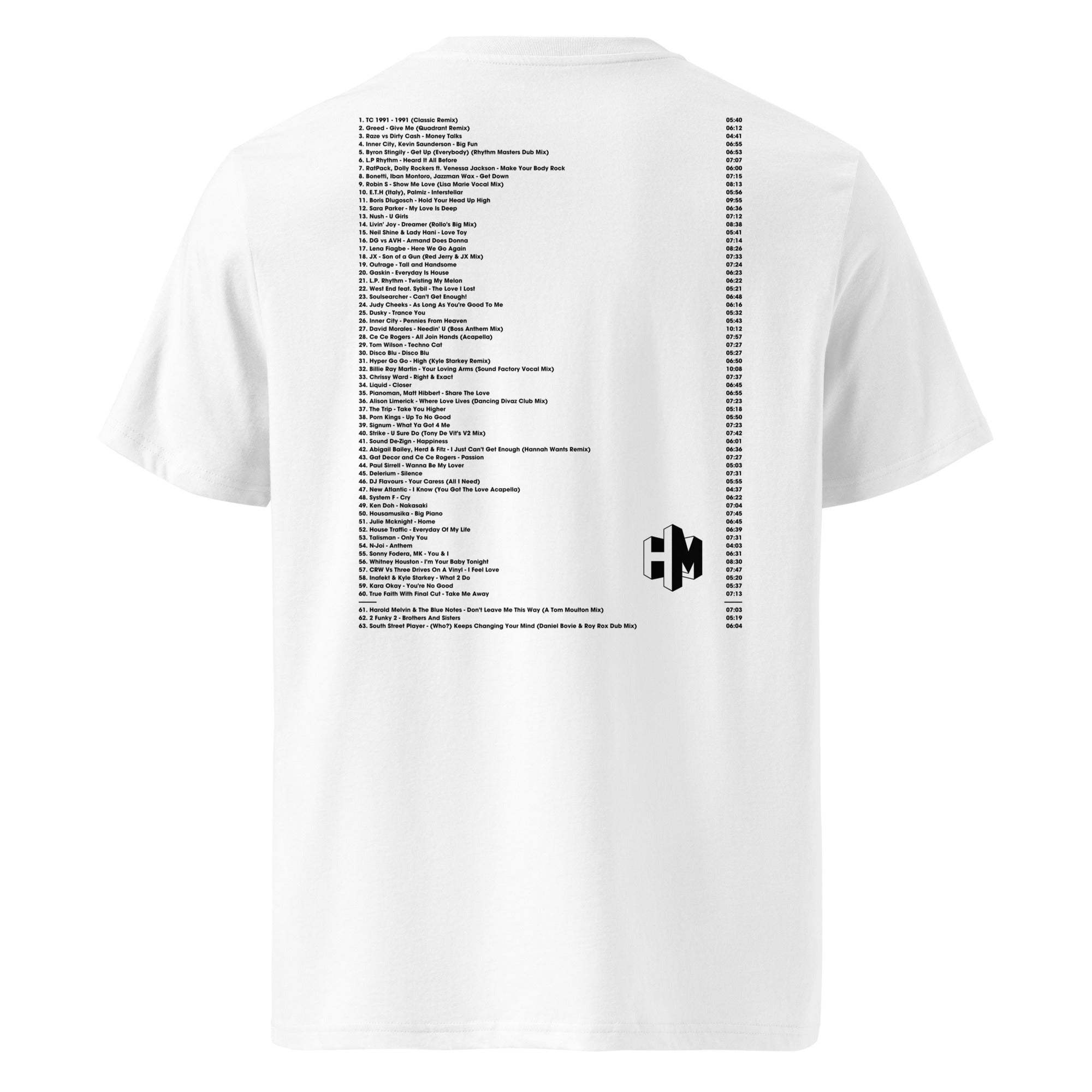 Secret Session 002 Track Listing Memorabilia WHITE/GREY